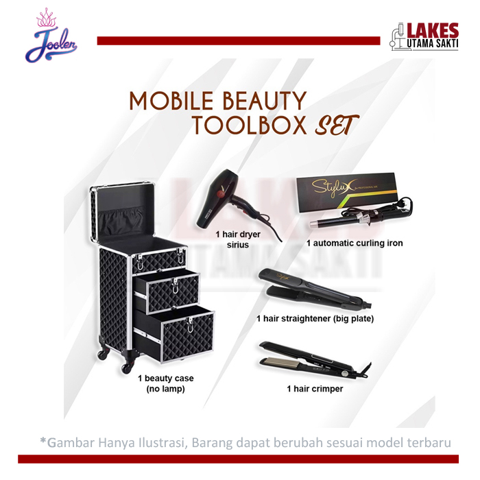 Mobile Beauty Tool Box Set
